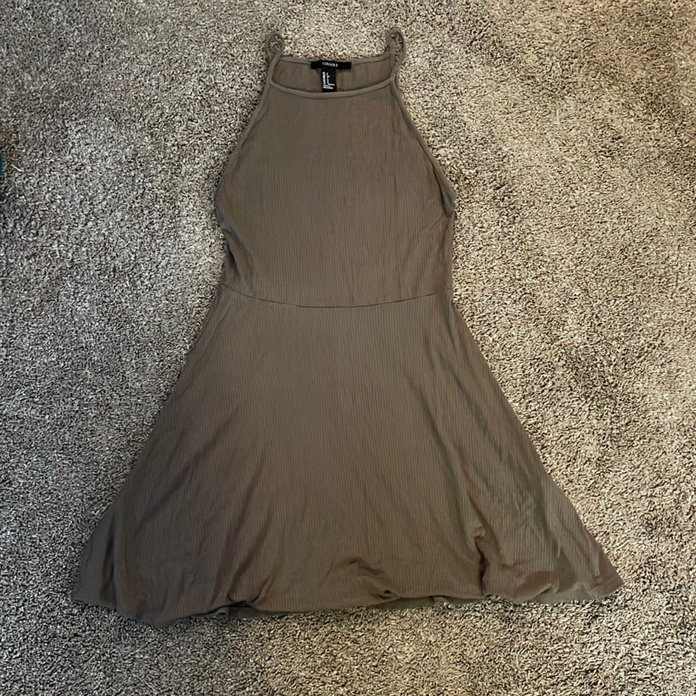 Forever 21 Green Olive Dress